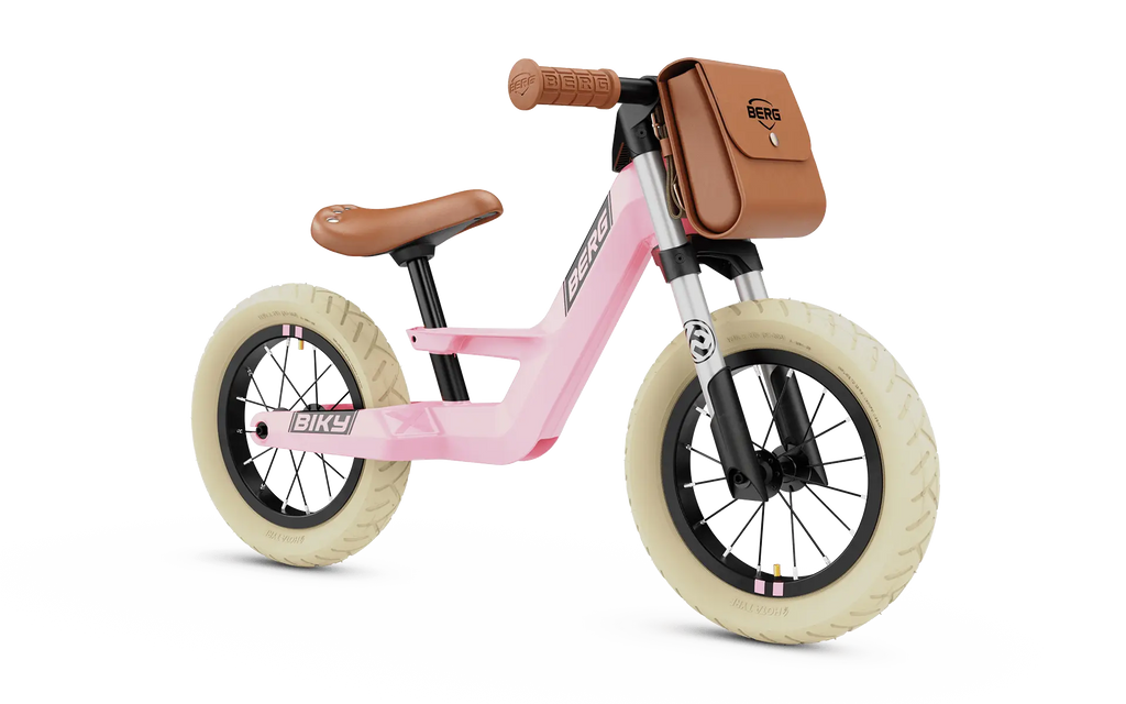 BERG Biky Retro-Baby Ride On's & Trikes,Balance Bikes,Berg Toys,Christmas,Gifts For 2-3 Years Old,Ride & Scoot,Ride On's. Bikes & Trikes-Pink-24.75.51.00-Learning SPACE