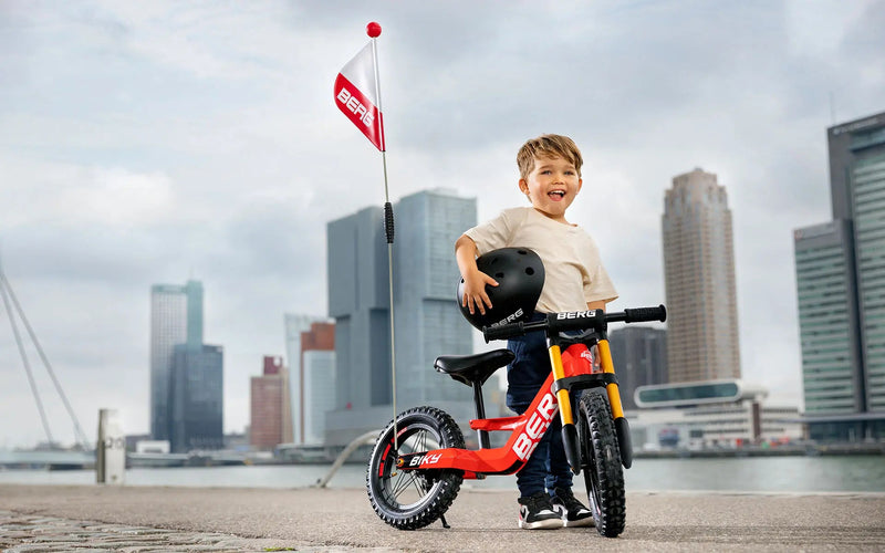 BERG Biky Safety Flag for Enhanced Visibility, Learning SPACE