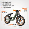 BERG Biky Trail Green With Handbrake, Learning SPACE