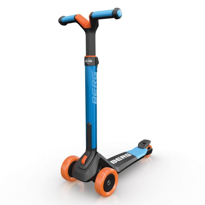 BERG Nexo – The 3-Wheeled Foldable Scooter, Blue Learning SPACE