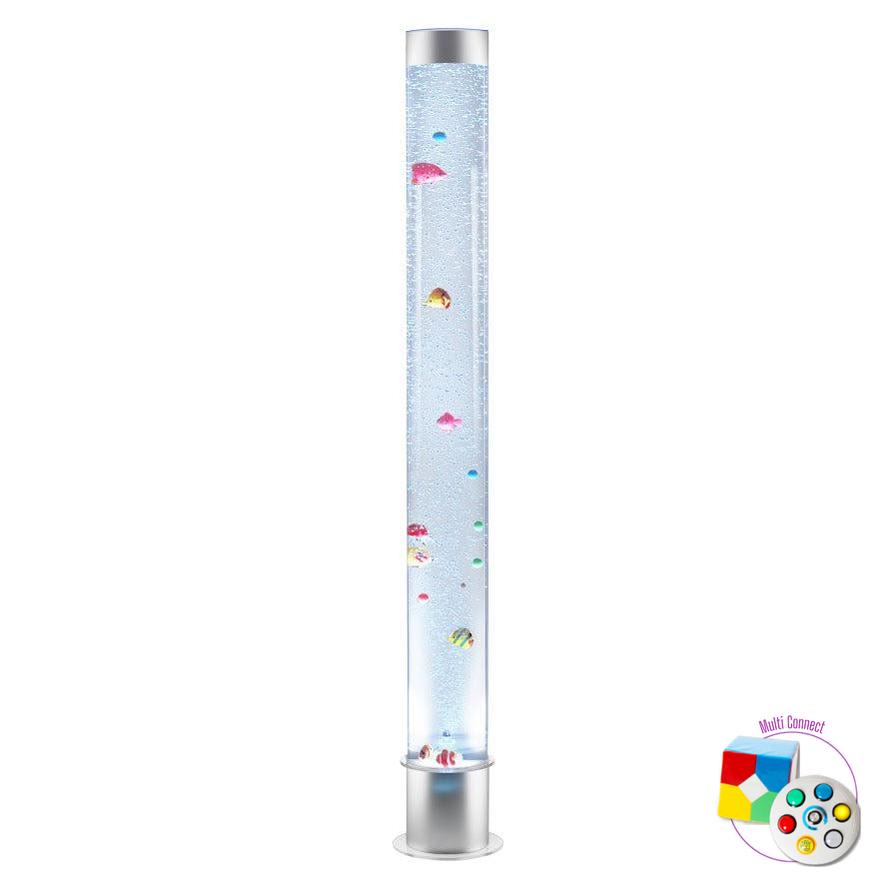 Lumina Multi-Connect 1.2m Slim Bubble Tube with Fish and Remote
