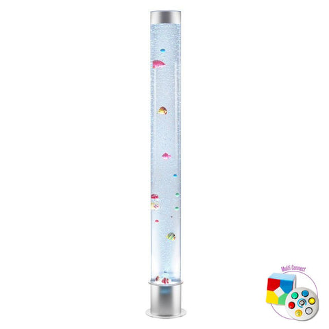 Lumina Multi-Connect 1.2m Slim Bubble Tube with Fish and Remote