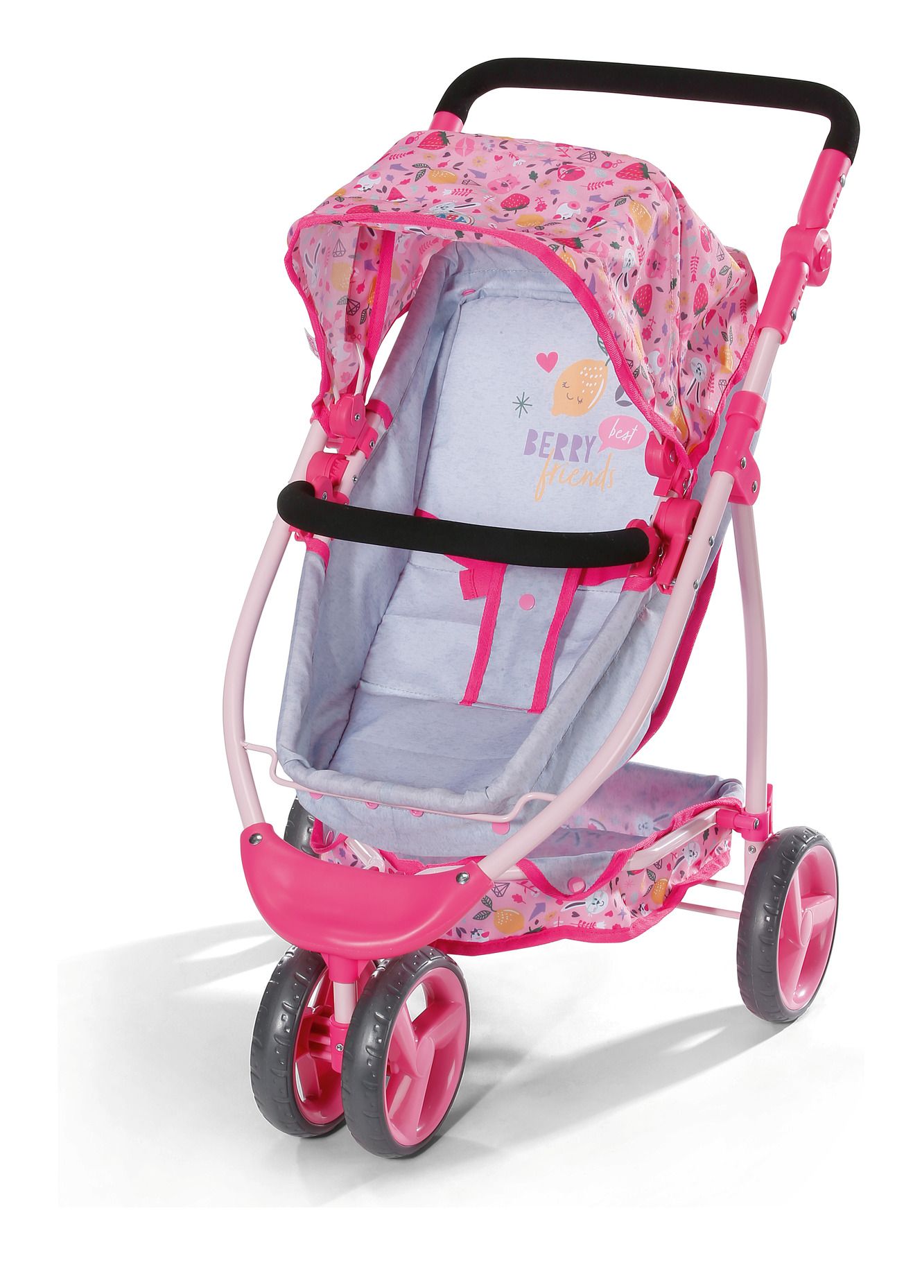 BABY born Deluxe Pram Stylish Multi Functional Doll Pram