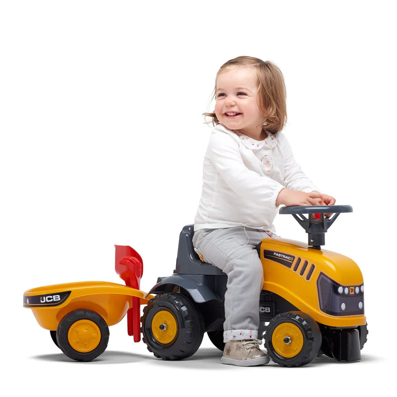 Baby Jcb Ride On Tractor With Trailer (UK Mainland Only), Learning SPACE