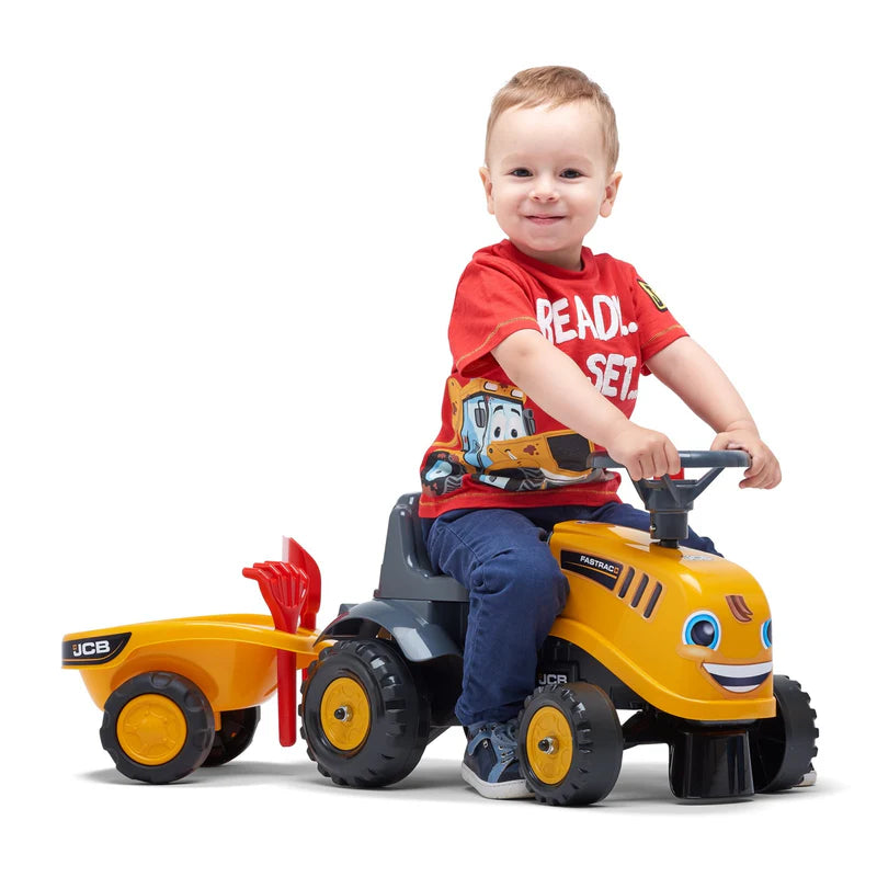 Baby Jcb Ride On Tractor With Trailer (UK Mainland Only), Learning SPACE