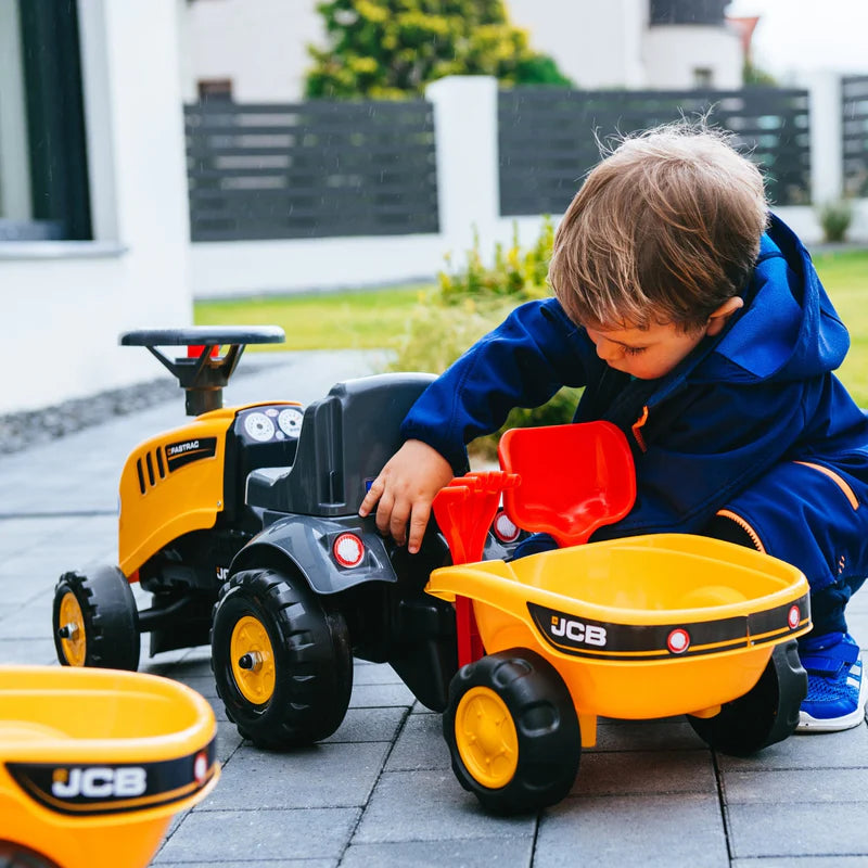 Baby Jcb Ride On Tractor With Trailer (UK Mainland Only), Learning SPACE