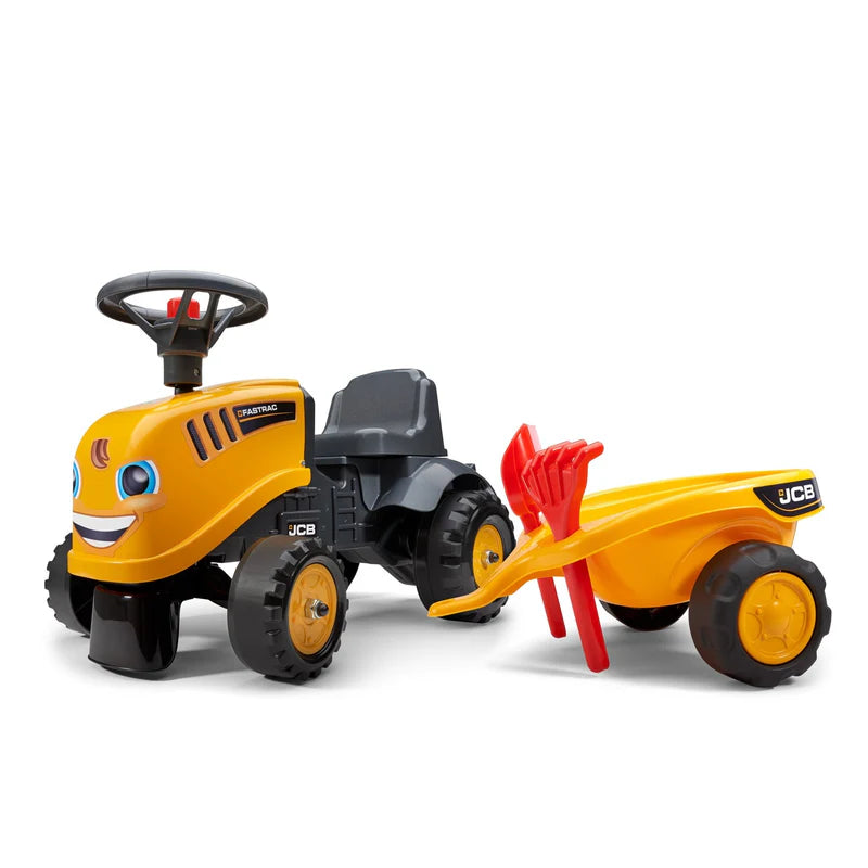 Baby Jcb Ride On Tractor With Trailer (UK Mainland Only), Learning SPACE