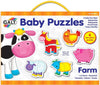 Baby Puzzles - Farm-2-12 Piece Jigsaw,Down Syndrome,Farms & Construction,Galt,Games & Toys,Gifts For 2-3 Years Old,Imaginative Play,Stock-Learning SPACE