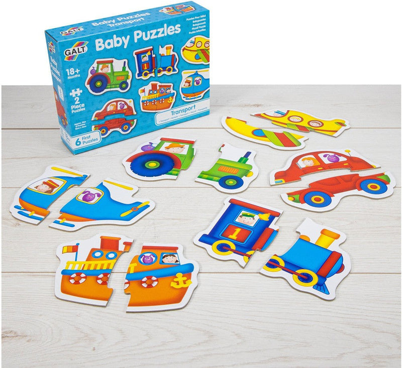 Baby Puzzles - Transport, Learning SPACE