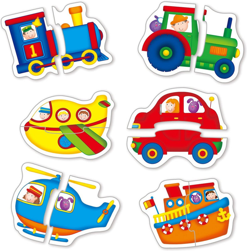 Baby Puzzles - Transport, Learning SPACE