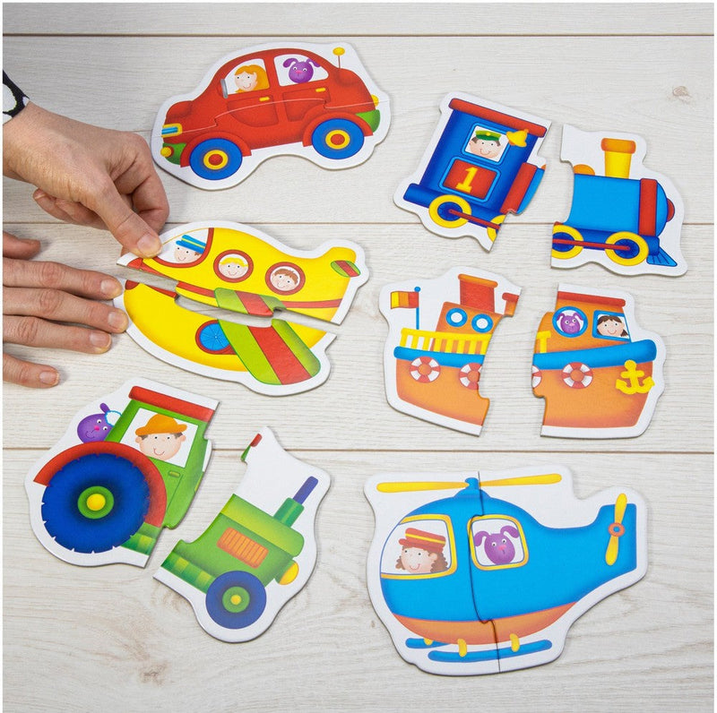 Baby Puzzles - Transport, Learning SPACE