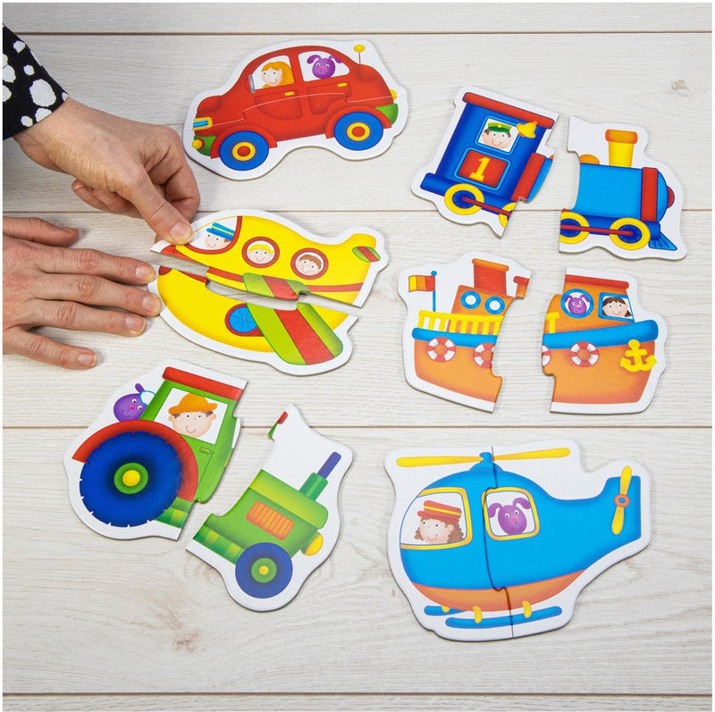 Baby Puzzles - Transport, Learning SPACE