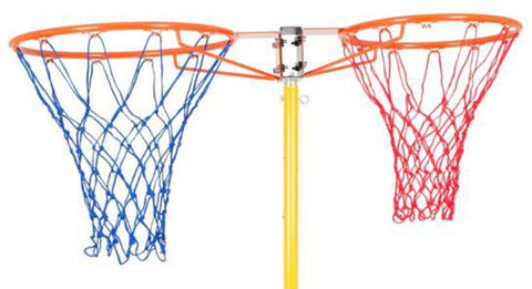 Back-To-Back Goals/ Hoops for Basketball-Active Games, Calmer Classrooms, Discontinued, Exercise, Garden Game, Helps With, Playground, Playground Equipment, Spordas-Learning SPACE