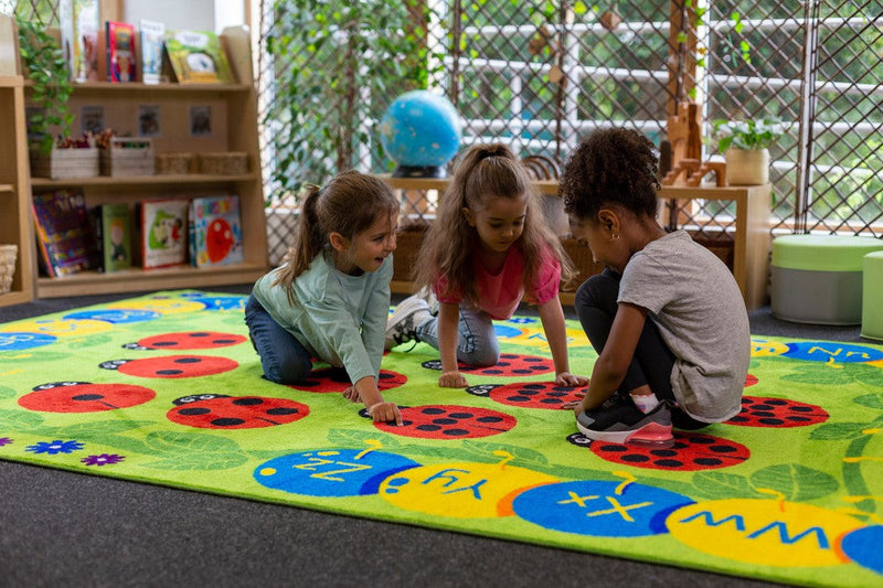 Back to Nature™ Chloe Caterpillar Numeracy & Literacy 3x2m Carpet, Learning SPACE