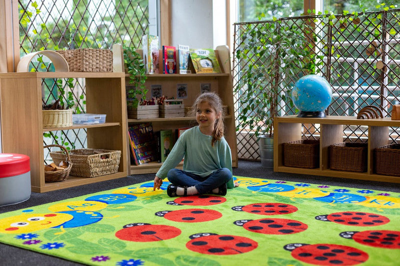 Back to Nature™ Chloe Caterpillar Numeracy & Literacy 3x2m Carpet, Learning SPACE