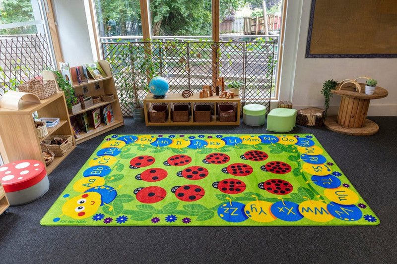 Back to Nature™ Chloe Caterpillar Numeracy & Literacy 3x2m Carpet, Learning SPACE