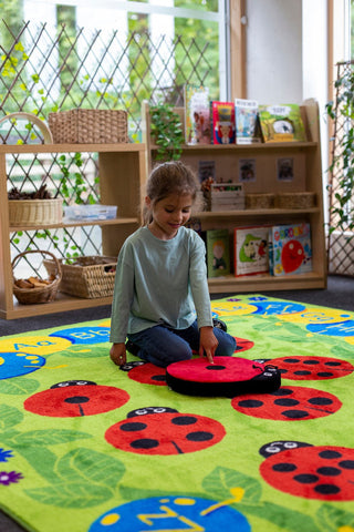 Back to Nature™ Chloe Caterpillar Numeracy & Literacy 3x2m Carpet-Educational Carpet, Kit For Kids, Mats & Rugs, Rectangular, Rugs, Wellbeing Furniture, World & Nature-Learning SPACE