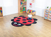 Back to Nature™ Giant Ladybird Shaped Indoor Carpet-Dropship,Kit For Kids,Mats & Rugs,Nursery,Placement Carpets,Round,Rugs,Wellbeing Furniture,World & Nature-Learning SPACE