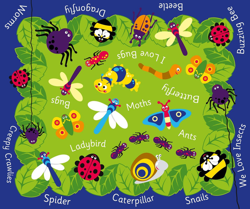 Back to Nature™ Mini Beasts 2.4x2m Carpet, Learning SPACE