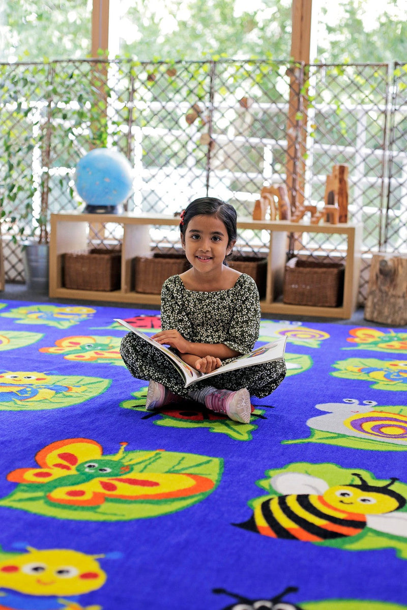 Back to Nature™ Square Bug 3x3m Carpet, Learning SPACE