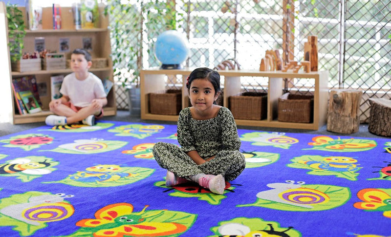Back to Nature™ Square Bug 3x3m Carpet, Learning SPACE
