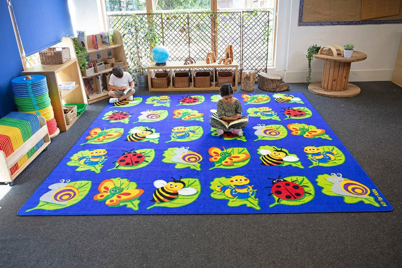 Back to Nature™ Square Bug 3x3m Carpet, Learning SPACE