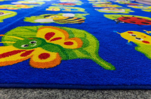 Back to Nature™ Square Bug 3x3m Carpet-Dropship,Kit For Kids,Mats & Rugs,Nature Sensory Room,Placement Carpets,Rugs,Square,Wellbeing Furniture,World & Nature-Learning SPACE