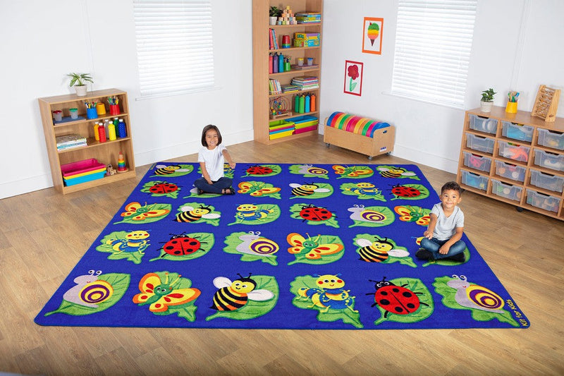 Back to Nature™ Square Bug 3x3m Carpet, Learning SPACE