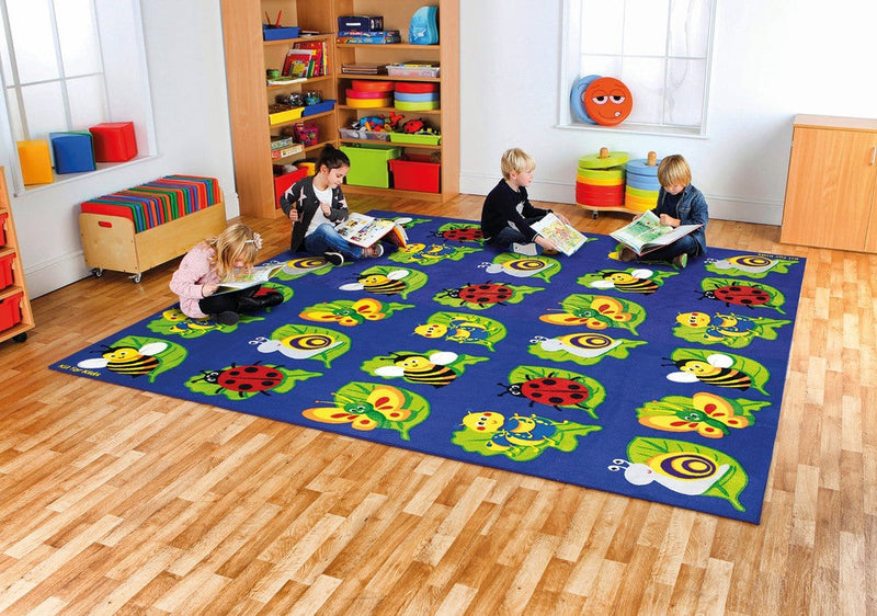 Back to Nature™ Square Bug 3x3m Carpet, Learning SPACE