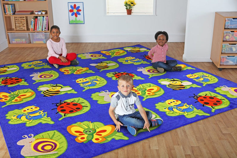 Back to Nature™ Square Bug 3x3m Carpet, Learning SPACE
