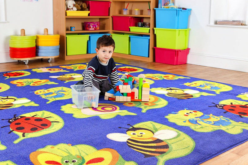 Back to Nature™ Square Bug 3x3m Carpet, Learning SPACE
