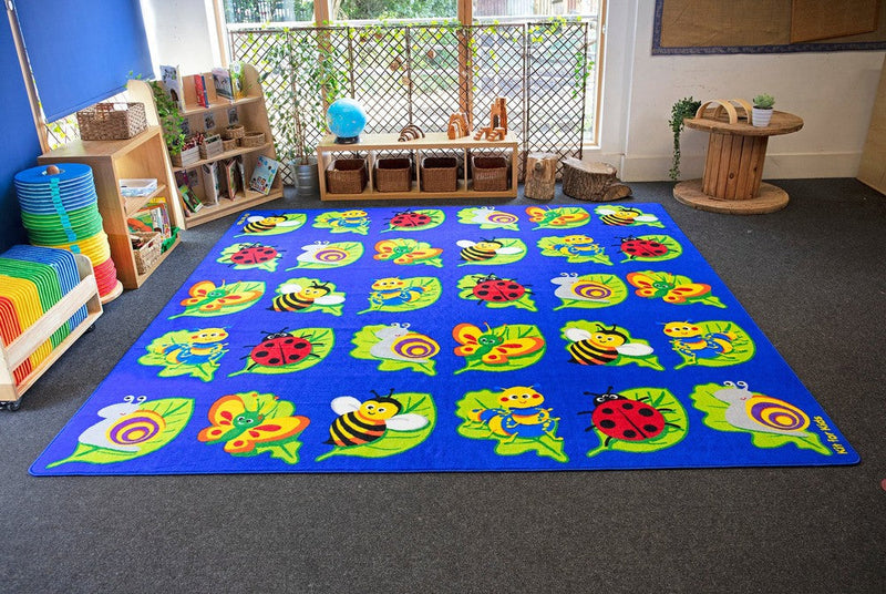 Back to Nature™ Square Bug 3x3m Carpet, Learning SPACE