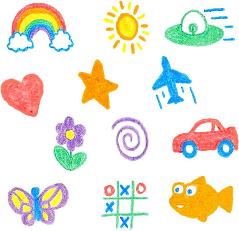 Baff Crayons 6 Pack-Bath Toys,Water & Sand Toys,Zimpli Kids-Learning SPACE