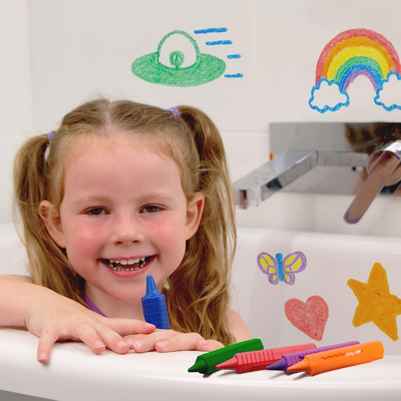 Baff Crayons 6 Pack, Learning SPACE