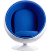 Ball Globe Chair with Cashmere-Blend Upholstery