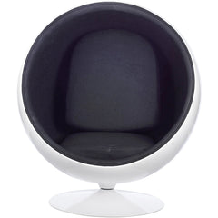 Ball Globe Chair with Cashmere-Blend Upholstery