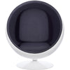 Ball Globe Chair with Cashmere-Blend Upholstery