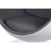Ball Globe Chair with Cashmere-Blend Upholstery