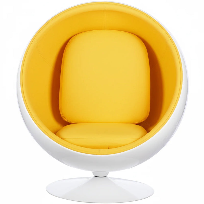 Ball Globe Chair with Cashmere-Blend Upholstery
