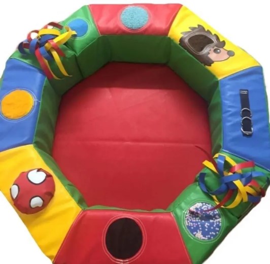 Ball Pit - Soft Sensory Ring for Baby-AllSensory,Baby Sensory Toys,Ball Pits,Down Syndrome,Gifts for 0-3 Months,Matrix Group,Playmats & Baby Gyms,Soft Play Sets-Brights-LSSI005BRI-Learning SPACE