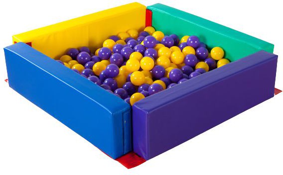 Ball Pit for Toddlers, Multi-Colour Learning SPACE