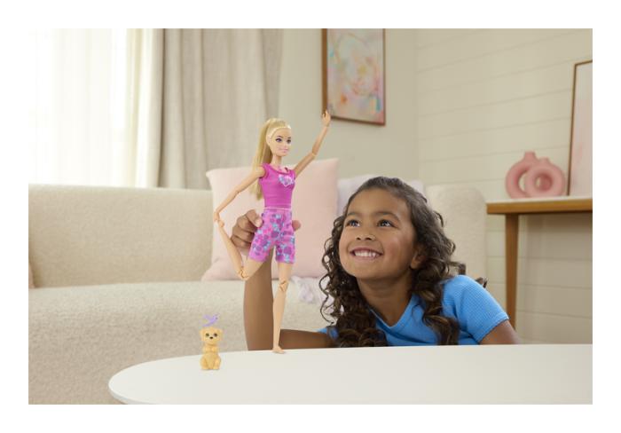 Barbie Mindful Moves Fashion Doll, Learning SPACE