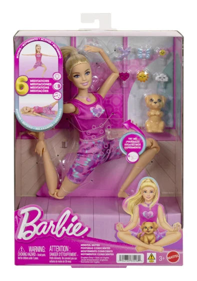 Barbie Mindful Moves Fashion Doll, Learning SPACE