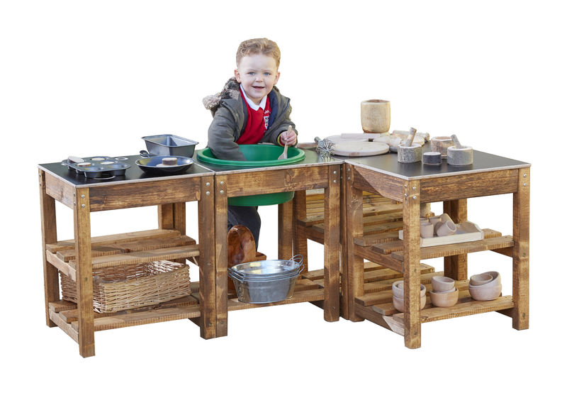 Bargain Longlast Kitchen Set (4Pk)-Cosy Direct,Cosy Outdoor,Kitchens & Shops & School,Play Kitchen-Learning SPACE