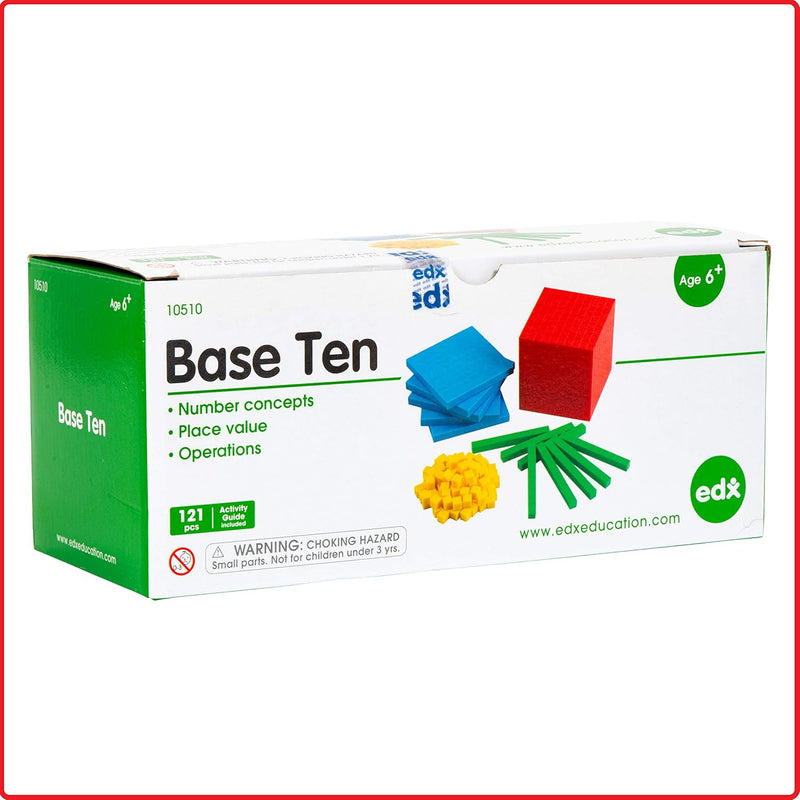 Base 10 – Four Colour Set (121 Pieces), Learning SPACE