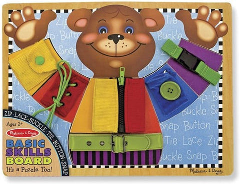 Basic Skills Board-Additional Need, Baby Wooden Toys, Calmer Classrooms, Down Syndrome, Fine Motor Skills, Helps With, Lacing, Learning Difficulties, Sound. Peg & Inset Puzzles, Stock, Table Top & Family Games, Tracking & Bead Frames-Learning SPACE