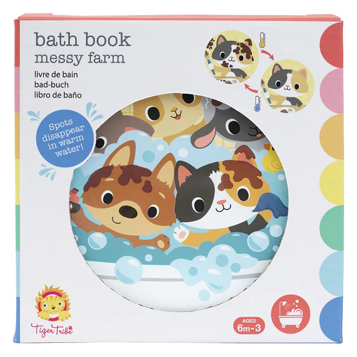 Bath Book - Messy Farm, Learning SPACE