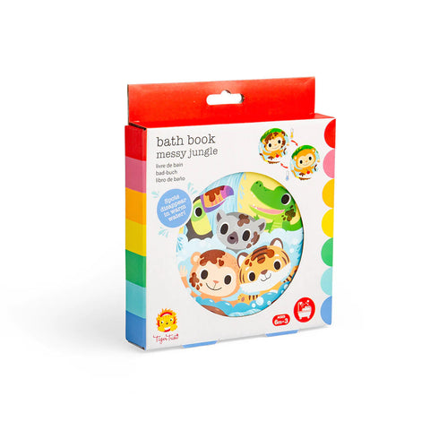 Bath Book - Messy Jungle-Baby & Toddler Gifts, Baby Bath. Water & Sand Toys, Baby Books & Posters, Baby Toys, Bigjigs Toys, Tiger Tribe-Learning SPACE