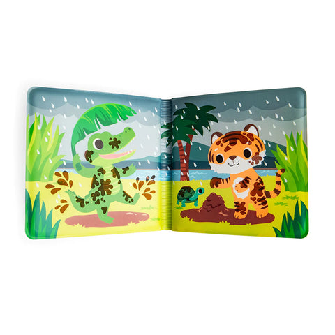 Bath Book - Messy Jungle-Baby & Toddler Gifts, Baby Bath. Water & Sand Toys, Baby Books & Posters, Baby Toys, Bigjigs Toys, Tiger Tribe-Learning SPACE