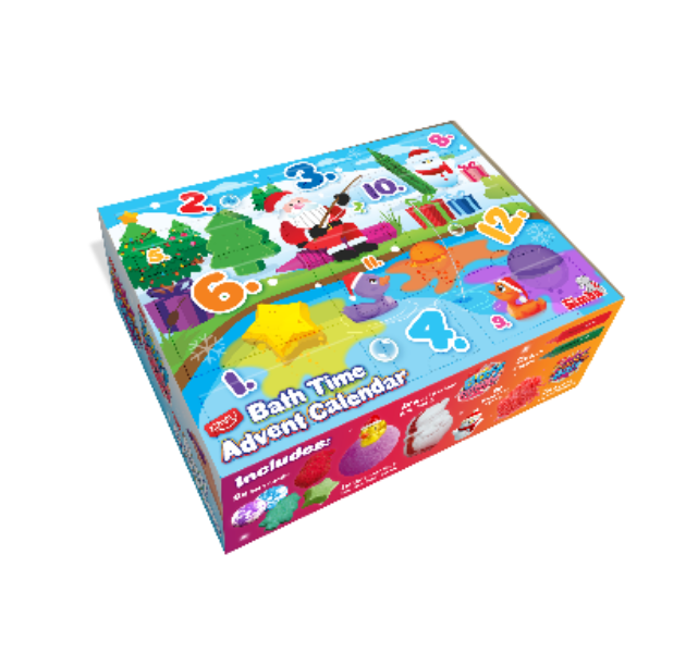 Bath Time Advent Calendar 12 Days of Christmas, Learning SPACE